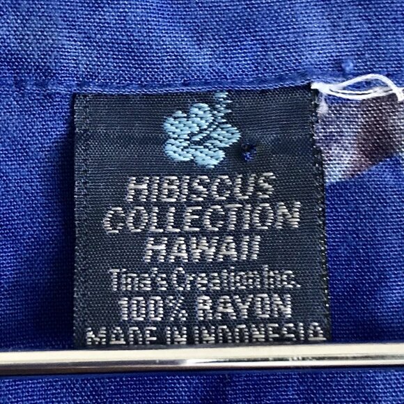 HIBISCUS COLLECTION HAWAII Dress Dragonfly Print Sleeveless Blue Size XL - Picture 6 of 8